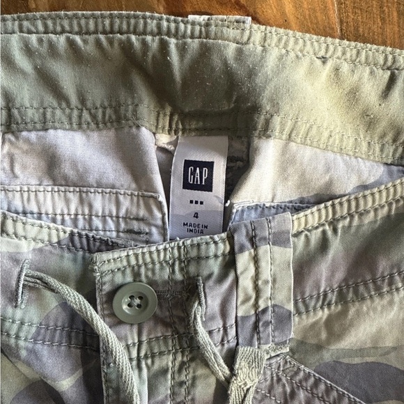GAP Vintage Women’s Green Camouflage Cargo Pants y2k - Picture 3 of 6